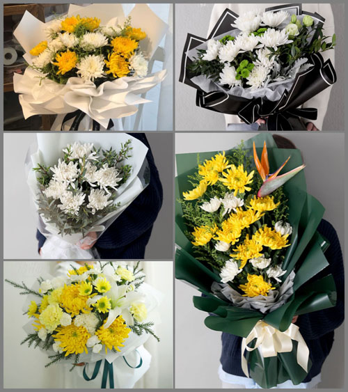 广东梅州市大埔县洲瑞镇葵坪村白事花束代送